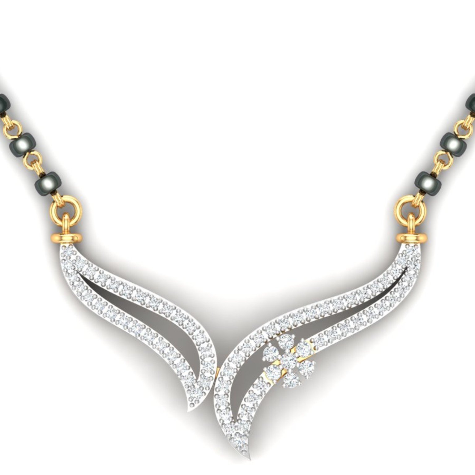 Diamond necklace render