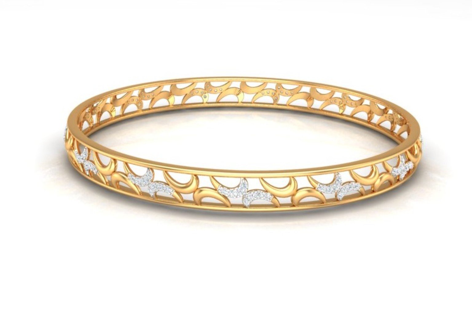 Diamond bangle render