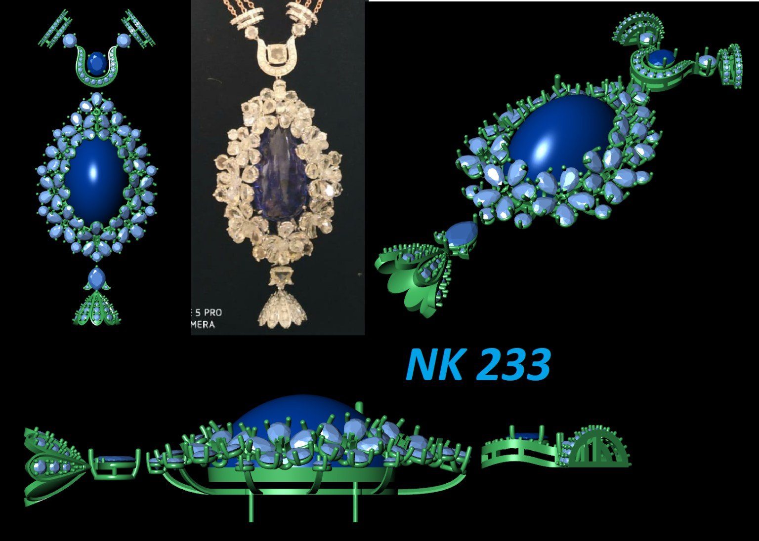 Reference to CAD pendant development